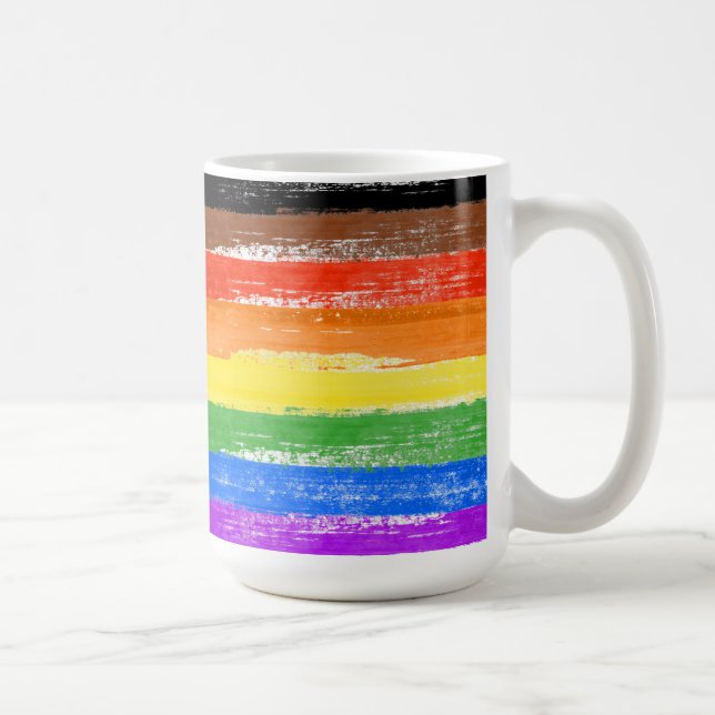 Taza De Café Paint del Orgullo LGBTQIA+ (Derecha)