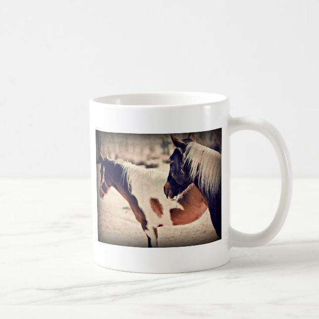 Taza De Café Paint Horses (Derecha)