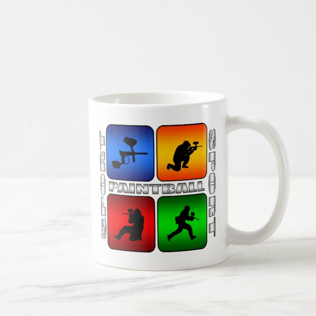 Taza De Café Paintball espectacular (Derecha)