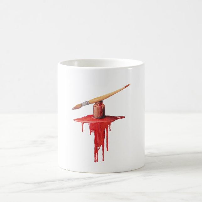 Taza De Café painting red (Centro)