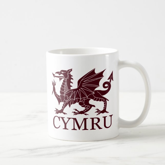 Taza De Café País de Gales CYMRU (Derecha)