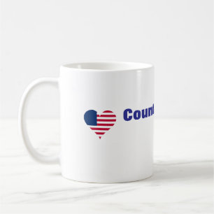Taza De Café País sobre Fiesta. Siempre. Clásico 11 oz mug