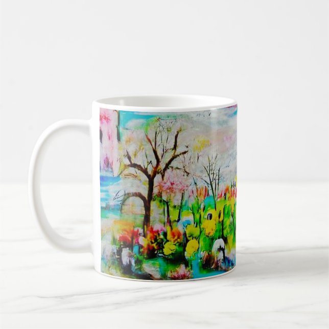 Taza De Café Paisaje acuático 2 (Izquierda)