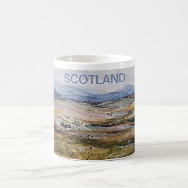 Taza De Café Paisaje acuático de Escocia (Centro)