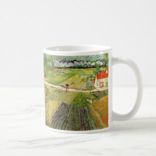 Taza De Café Paisaje, Carruaje y Tren de Vincent van Gogh