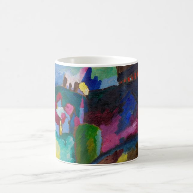 Taza De Café Paisaje con chimenea de fábrica, Wassily Kandinsky (Centro)