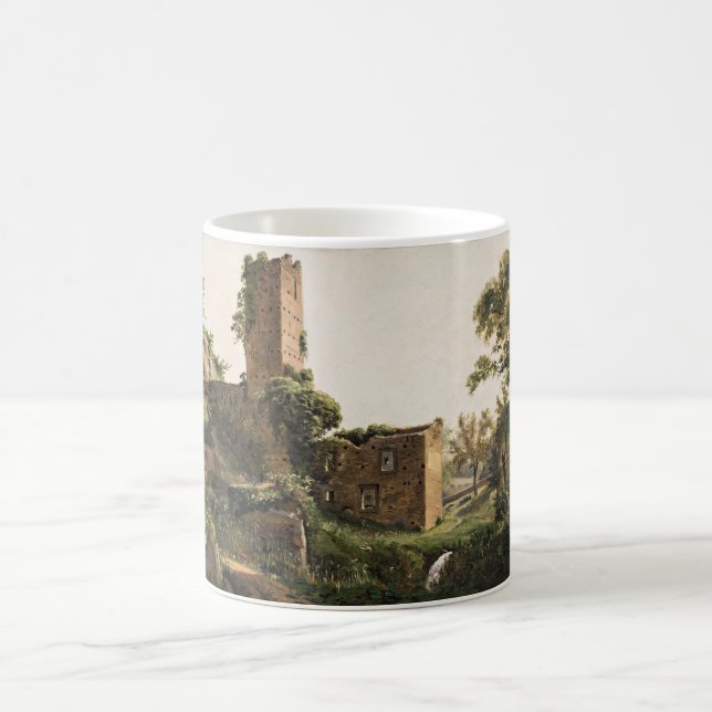 Taza De Café Paisaje con ruinas (antiguo edificio en ruinas) (Centro)