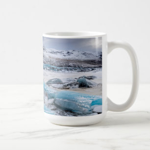 Taza De Café Paisaje de hielo glaciar, Islandia