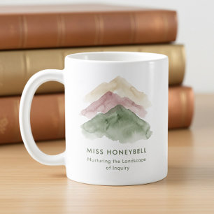 Taza De Café Paisaje de Indagación Agradecimiento al Maestro