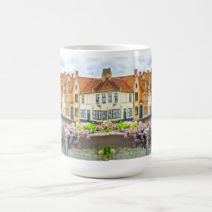 TAZA DE CAFÉ PAISAJE DE LA ALDEA BELGA