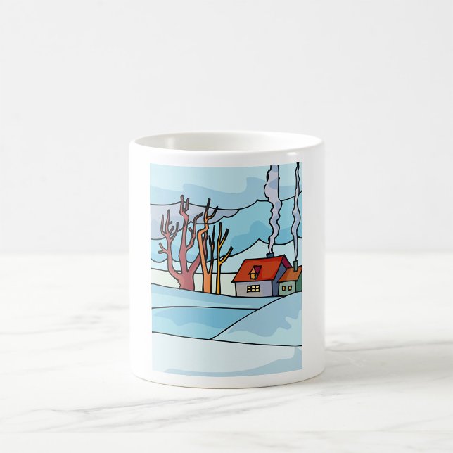Taza De Café Paisaje de la Casa de Invierno (Subido por el creador)