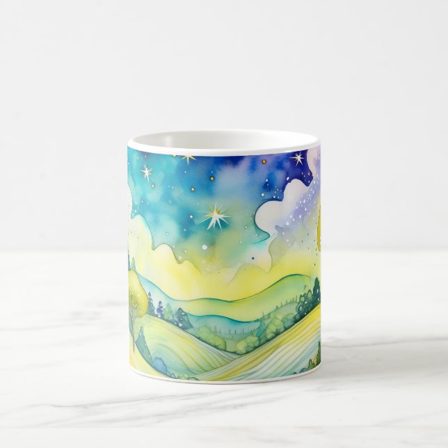 Taza De Café Paisaje de la felicidad (Centro)