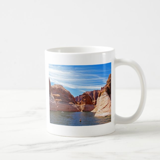Taza De Café Paisaje de la reserva de agua de Arizona de la (Derecha)