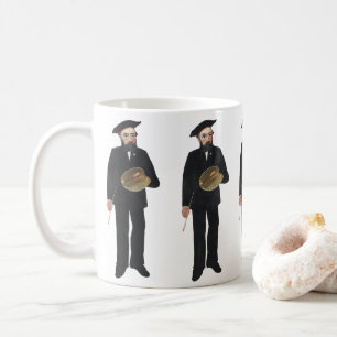 Taza De Café Paisaje De Retrato Mío 1890, Henri Rousseau