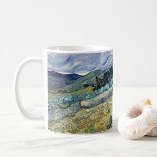 Taza De Café Paisaje de Saint-Rémy por Vincent Van Gogh