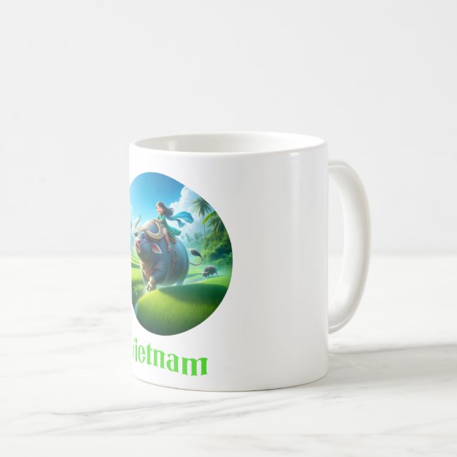 Taza De Café Paisaje de Vietnam (Anverso derecho)