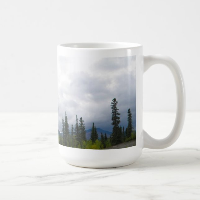 Taza De Café Paisaje de Yukón (Derecha)