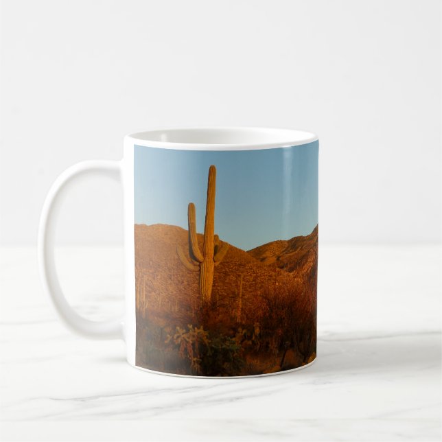 Taza De Café Paisaje del desierto de Saguaro Sunset I Arizona (Izquierda)
