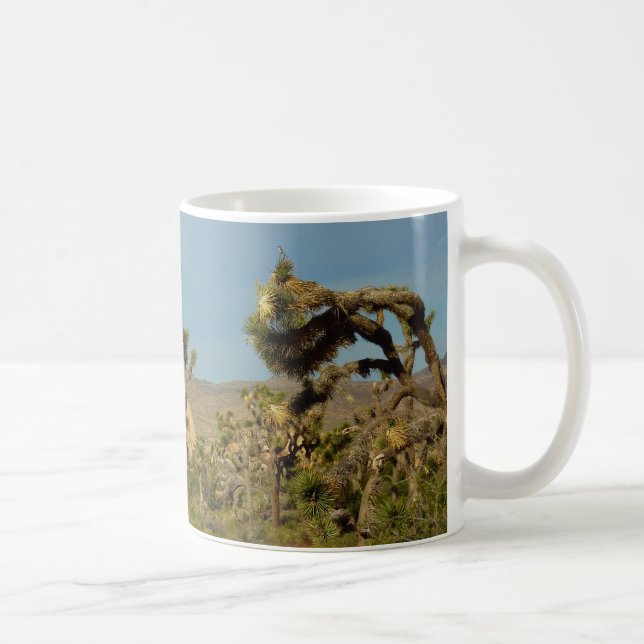Taza De Café Paisaje del desierto del Parque Nacional del Árbol (Derecha)