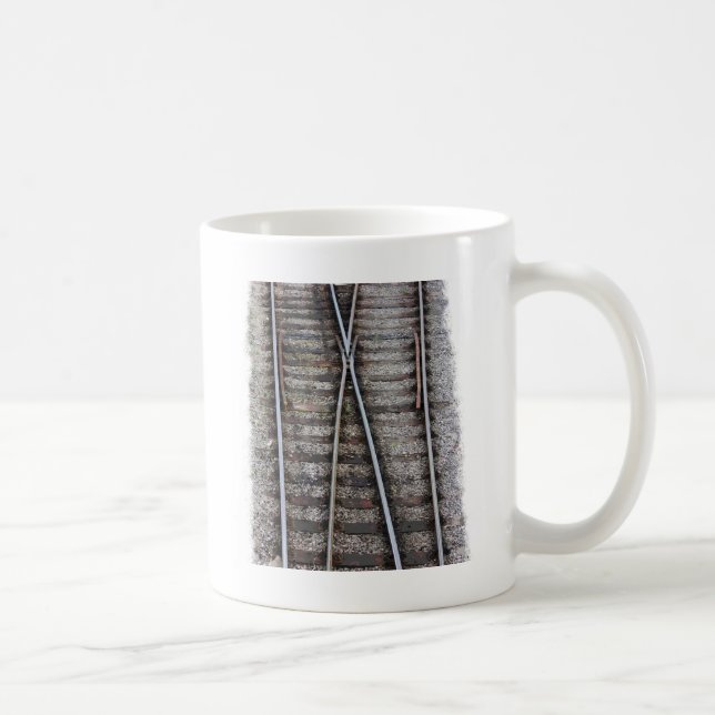 Taza De Café Paisaje del ferrocarril (Derecha)