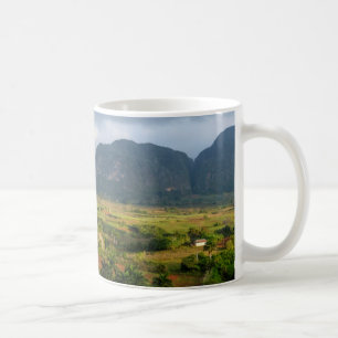 Taza De Café Paisaje del valle panorámico, Cuba
