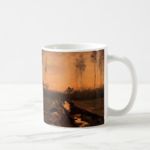 Taza De Café Paisaje en Dusk por Vincent van Gogh