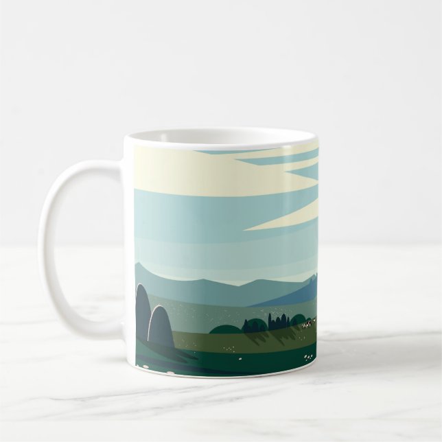 Taza De Café Paisaje estacional (Izquierda)
