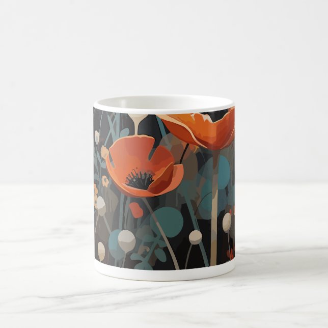 Taza De Café Paisaje florido (Centro)