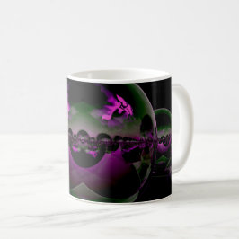 Taza De Café Paisaje foráneo surrealista - Luz Crimson