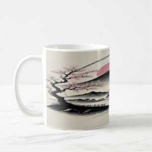Taza De Café Paisaje japonés de Serene