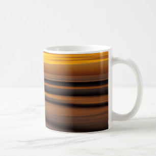 Taza De Café Paisaje marino abstracto al atardecer, CA