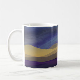 Taza De Café Paisaje marino abstracto Dunas fracturadas 15