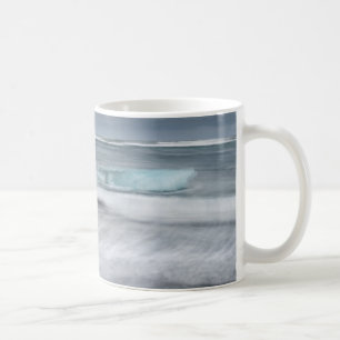 Taza De Café Paisaje marino agitado con hielo, Islandia
