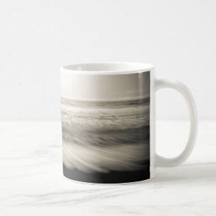 Taza De Café Paisaje marino en B&W, Hawái