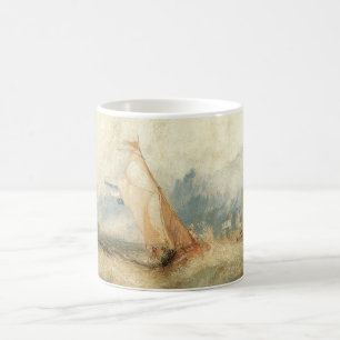 Taza De Café Paisaje marítimo de barco marítimo vintage de Jose