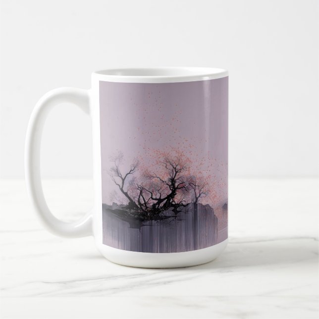 Taza De Café Paisaje minimalista de Zen (Izquierda)