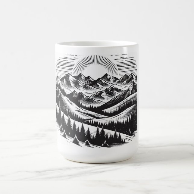 Taza De Café Paisaje montañoso (Centro)