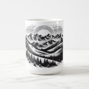 Taza De Café Paisaje montañoso