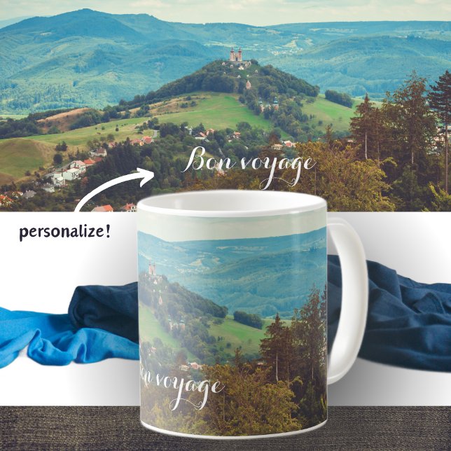 Taza De Café Paisaje montañoso romántico (Subido por el creador)