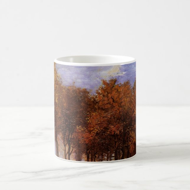 Taza De Café Paisaje otoñal por Vincent van Gogh (Centro)