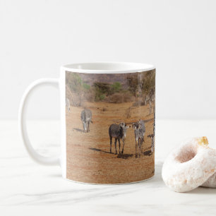 Taza De Café Paisaje Panorámico Africano de Hierro
