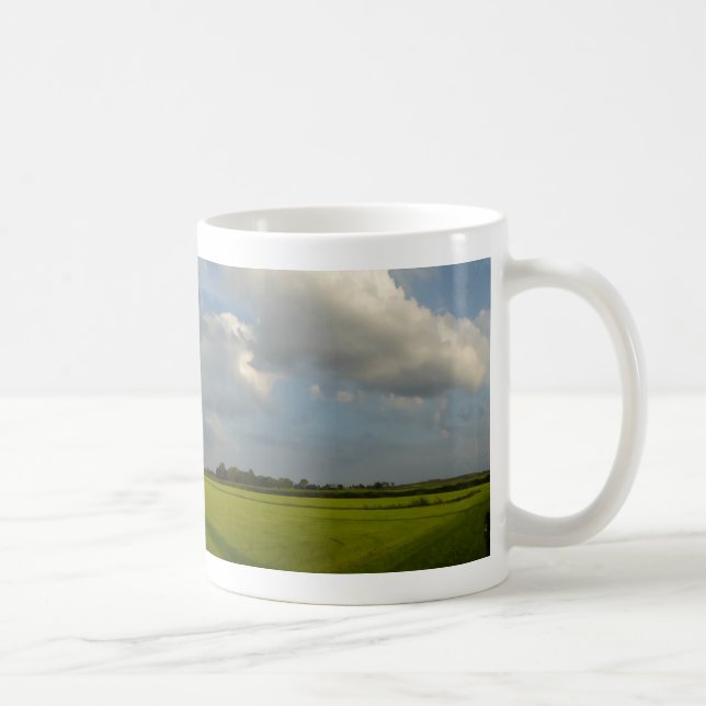 Taza De Café Paisaje Panorámico Holandés Café Mug (Derecha)