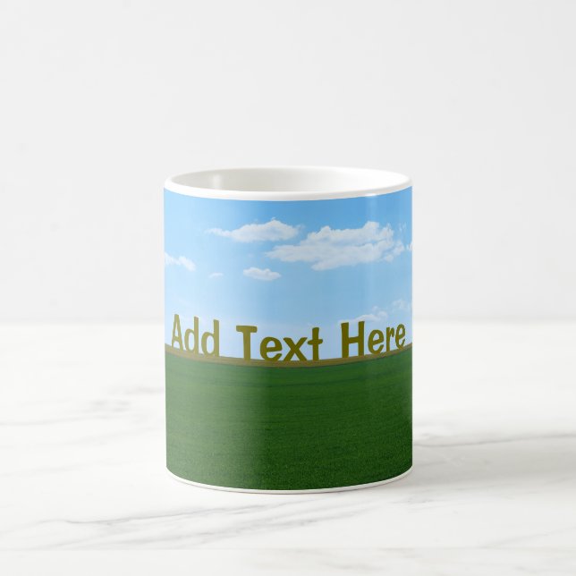 Taza De Café Paisaje personalizado (Centro)