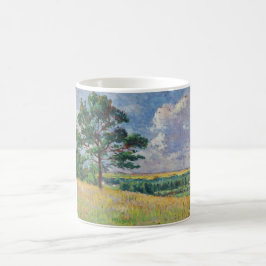 Taza De Café Paisaje rural alrededor de Méréville, Francia (Art
