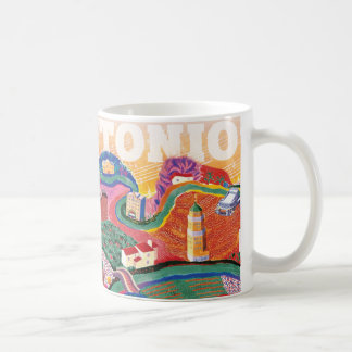 Taza De Café Paisaje sonoro de San Antonio - un homenaje a