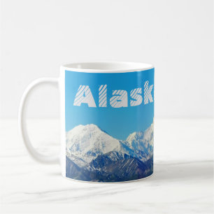 Taza de café paisaje souvenir Denali Alaska