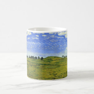 Taza De Café Paisaje suizo con colinas (por Ferdinand Hodler)