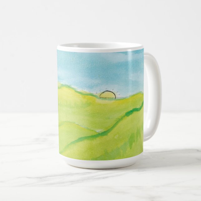 Taza De Café Paisaje tranquilo (Anverso derecho)