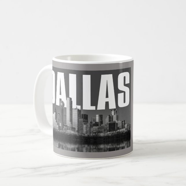 Taza De Café Paisaje urbano de Dallas (Anverso izquierdo)