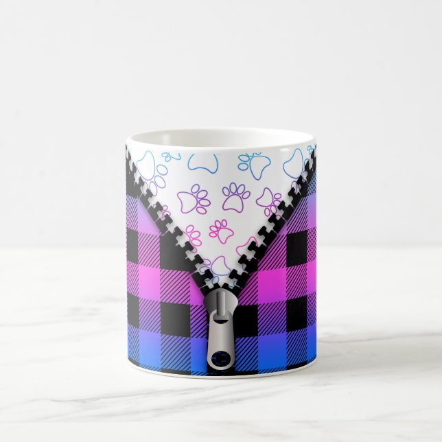 Taza De Café Paisajes de perro cubiertos de búfalo (Centro)